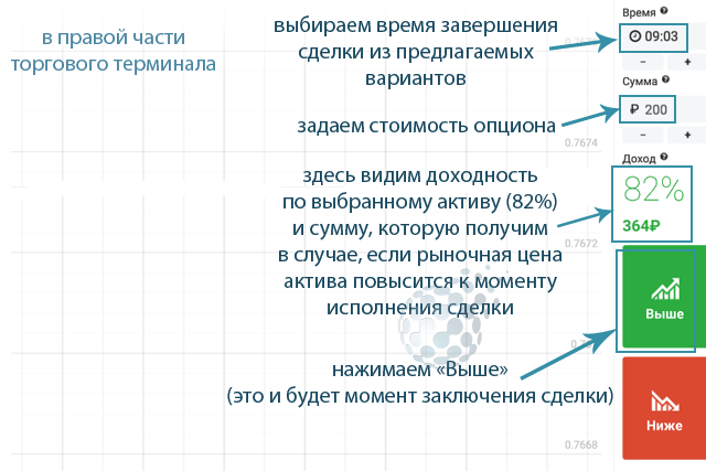 Суть торговли в IQ Option